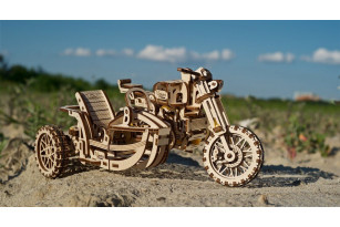 Mechanical model «Scrambler UGR-10 Motor Bike with sidecar»